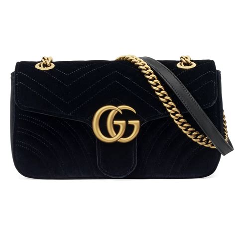 black velvet marmont gucci|Gucci Marmont clutch black.